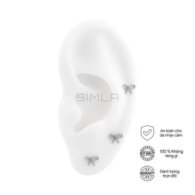 Labret nơ mảnh đá