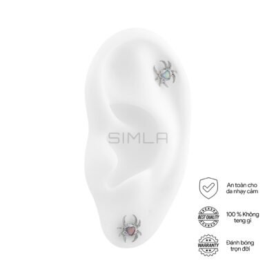 Labret nhện đá opal