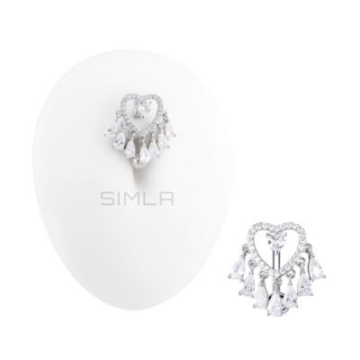 Khuyên rốn ngược charm tim