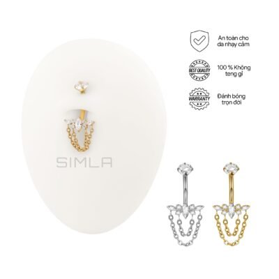 Khuyên rốn đá xích kiểu