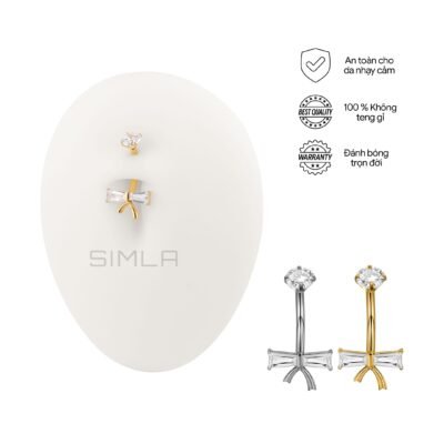 Khuyên rốn nơ đá