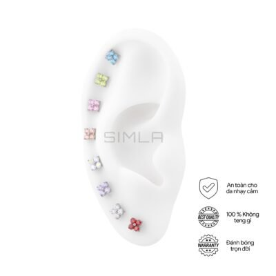 Labret hoa 4 cánh đá lớn