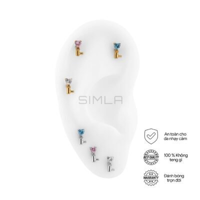 Labret chìa khoá tim