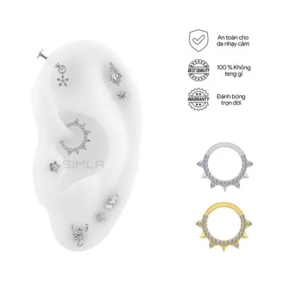 Khuyên clicker nhọn đá
