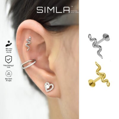 Labret push - in rắn