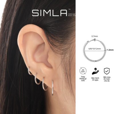 Khuyên tròn clicker cơ bản 1.2mm
