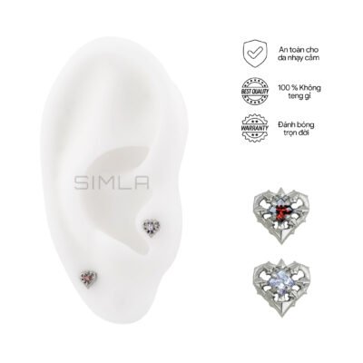 Labret trái tim gai